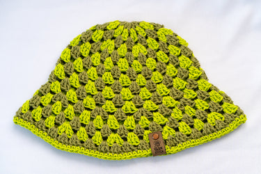 Crochet Bucket Hat - Green